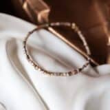 Bratara cu pietre naturale si aur Tender Rose2 Bratara cu pietre naturale si aur 14K Tender Rose