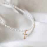 Colier cu perle si aur 14K Grace