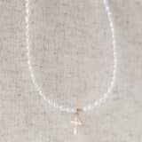 Colier cu perle si aur 14K Grace