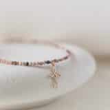 Colier cu pietre naturale si aur 14k Divina1 Colier cu pietre naturale si aur 14K Divina