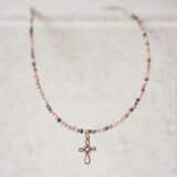 Colier cu pietre naturale si aur 14k Divina2 Colier cu pietre naturale si aur 14K Divina
