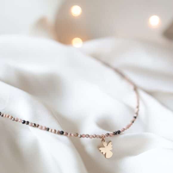 Ioana Preda 58 Colier cu pietre naturale si aur 14k Liora2