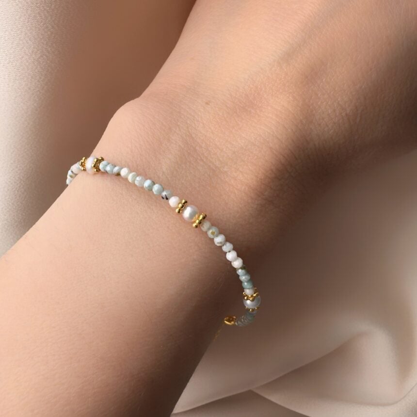 Bratara argint Aqua Pearl2 Bratara din argint 925 Aqua Pearl