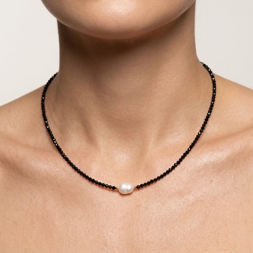 Colier din argint 925 Black Halo