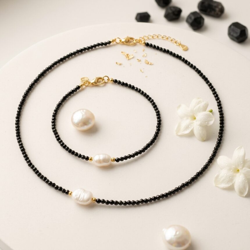 Colier din argint 925 Black Halo