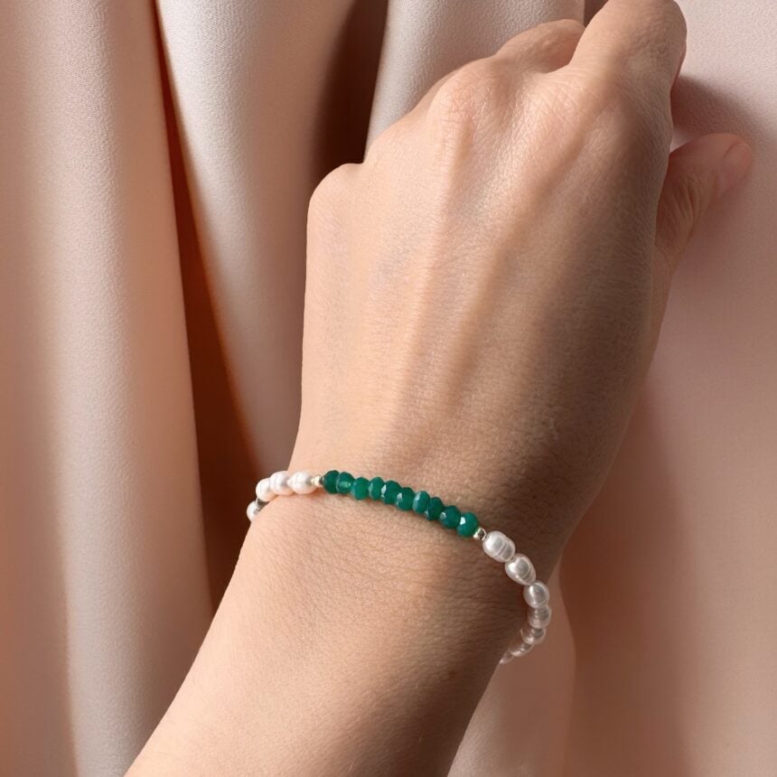 Bratara argint My Star Green3 Bratara din argint My Star-Green