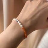 Bratara din argint My Star-Orange