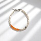 Bratara din argint My Star-Orange