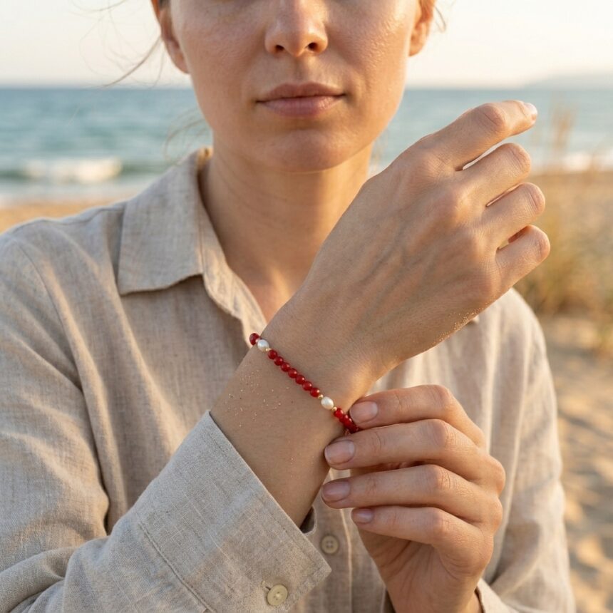 Bratara din argint 925 aurit Eden Coral