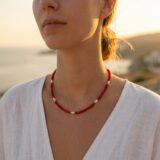Colier din argint 925 aurit Eden Coral