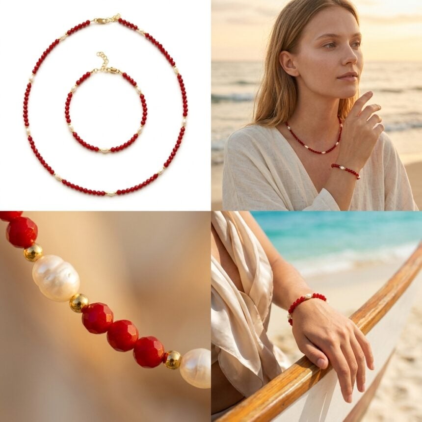 Bratara din argint 925 aurit Eden Coral