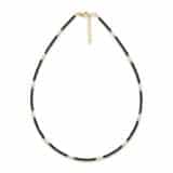 Colier din argint 925 aurit Eden Noir