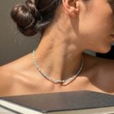 Colier din argint Turcoaz Eden3 Colier din argint 925 aurit Turcoaz Eden