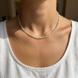 Colier din argint Turcoaz Eden4 Colier din argint 925 aurit Turcoaz Eden