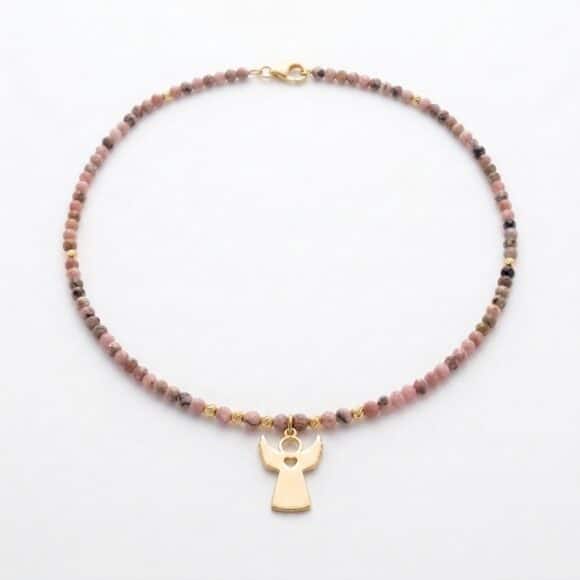 Colier din argint aurit Seraphina2 Colier din argint 925 aurit Seraphina