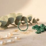 Inel din argint Eden Malachite4 Inel cu pietre si argint 925 Eden Malachite