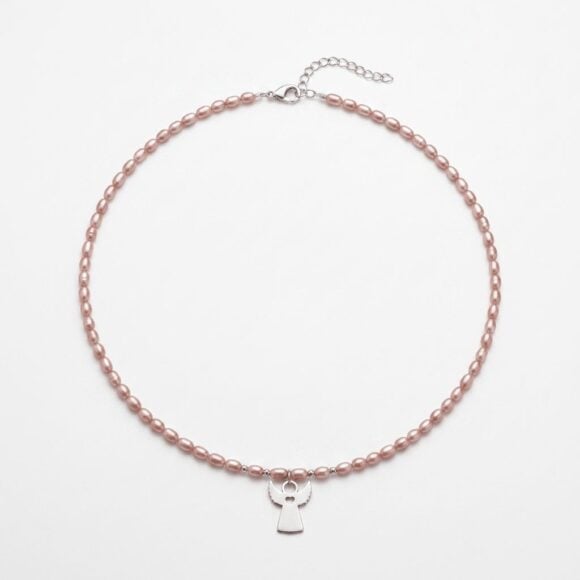 Colier cu perle si argint 925 Angelica2 Colier cu perle si argint 925 Angelica