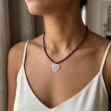 Colier cu pietre si argint 925 Amore