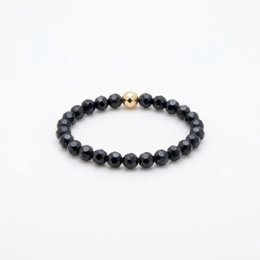 Inel cu pietre si argint 925 aurit Black Love